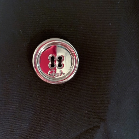 Coach Black Tattersall Short Belted Trench - Picture 4 of 9